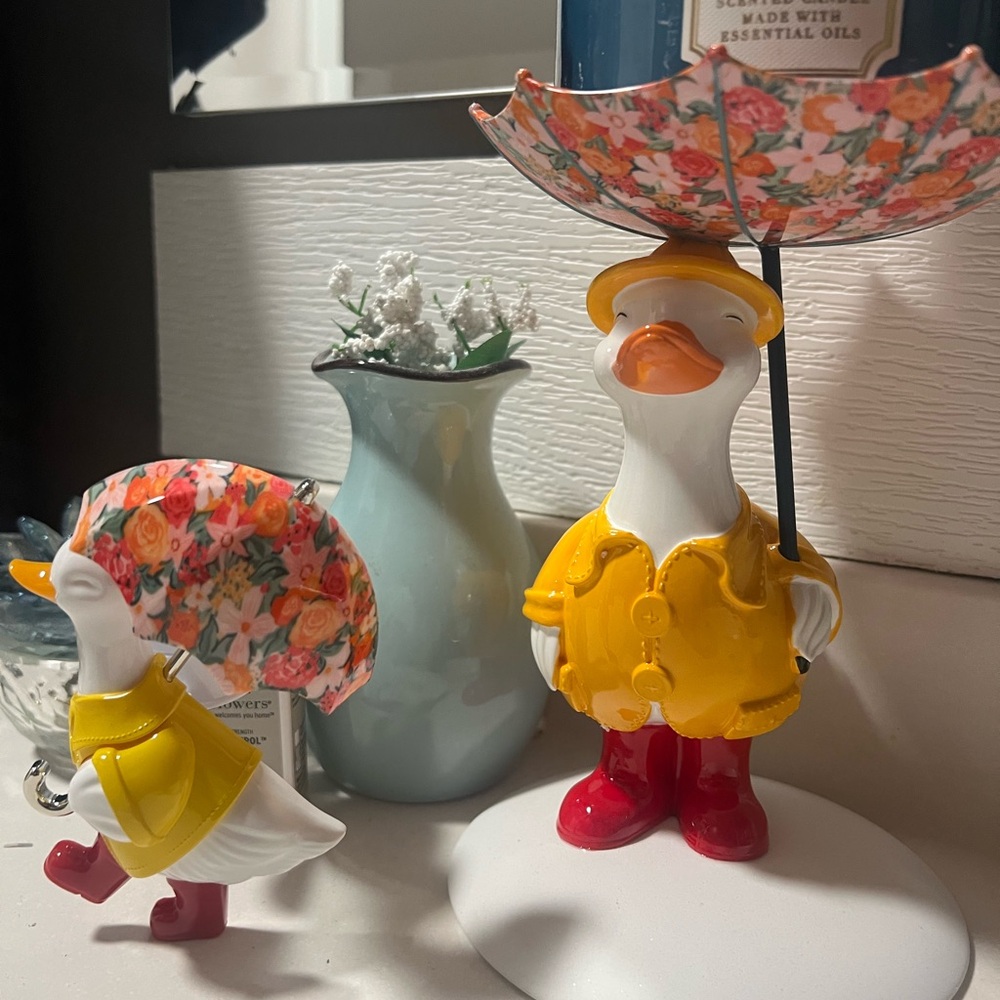 Duck candle holder and wallflower